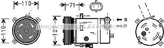 Prasco OLAK276 - Compressore, Climatizzatore www.autoricambi360.it