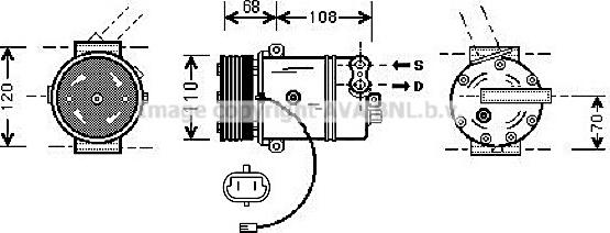 Prasco OLK287 - Compressore, Climatizzatore www.autoricambi360.it