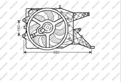 Prasco OP034F003 - Ventola, Raffreddamento motore www.autoricambi360.it