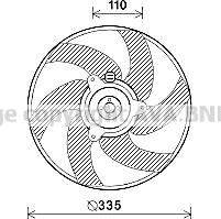 Prasco PE7551 - Ventola, Raffreddamento motore www.autoricambi360.it
