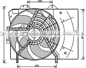 Prasco PE7539 - Ventola, Raffreddamento motore www.autoricambi360.it