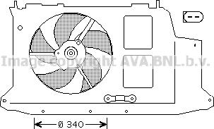 Prasco PE7532 - Ventola, Raffreddamento motore www.autoricambi360.it