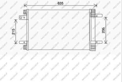 Prasco PG428C001 - Condensatore, Climatizzatore www.autoricambi360.it