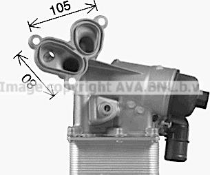 Prasco RT3631H - Radiatore olio, Olio motore www.autoricambi360.it