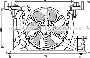 Prasco RT7545 - Ventola, Raffreddamento motore www.autoricambi360.it