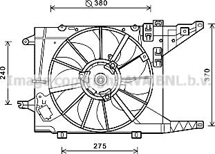 Prasco RT7550 - Ventola, Raffreddamento motore www.autoricambi360.it