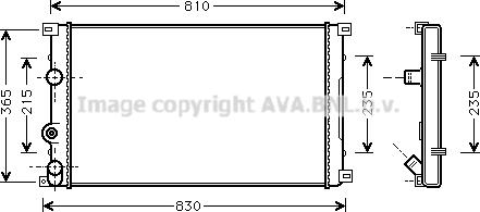 Prasco RTA2276 - Radiatore, Raffreddamento motore www.autoricambi360.it