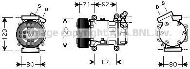 Prasco RTAK401 - Compressore, Climatizzatore www.autoricambi360.it