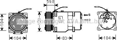 Prasco RTAK402 - Compressore, Climatizzatore www.autoricambi360.it