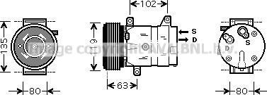 Prasco RTK440 - Compressore, Climatizzatore www.autoricambi360.it
