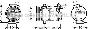 Prasco RTK486 - Compressore, Climatizzatore www.autoricambi360.it