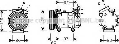 Prasco RTK080 - Compressore, Climatizzatore www.autoricambi360.it