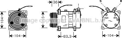 Prasco RTK318 - Compressore, Climatizzatore www.autoricambi360.it