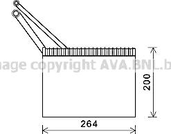 Prasco RTV562 - Evaporatore, Climatizzatore www.autoricambi360.it