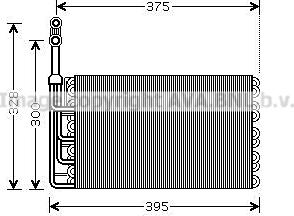Prasco RTV357 - Evaporatore, Climatizzatore www.autoricambi360.it