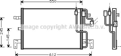 Prasco SB5032 - Condensatore, Climatizzatore www.autoricambi360.it