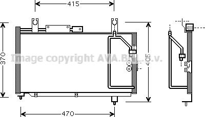 Prasco SZ5067 - Condensatore, Climatizzatore www.autoricambi360.it