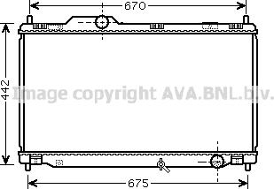 Prasco TO2461 - Radiatore, Raffreddamento motore www.autoricambi360.it