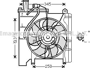 Prasco TO7552 - Ventola, Raffreddamento motore www.autoricambi360.it