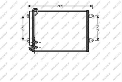 Prasco VG054C001 - Condensatore, Climatizzatore www.autoricambi360.it