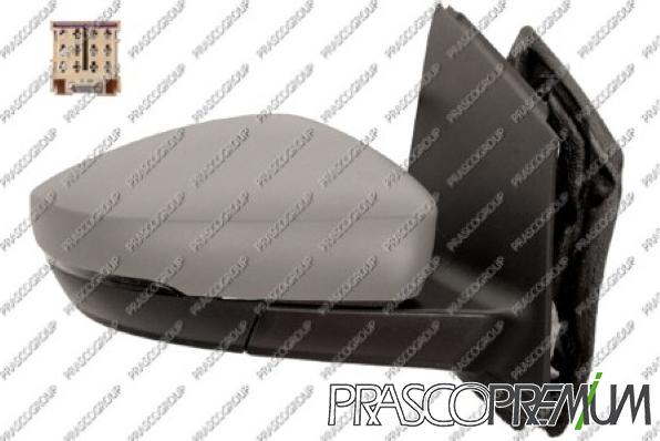 Prasco VG0237123P - Specchio retrovisore esterno www.autoricambi360.it