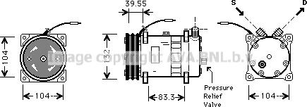 Prasco VLAK038 - Compressore, Climatizzatore www.autoricambi360.it