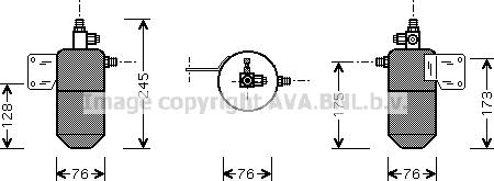 Prasco VLD033 - Essiccatore, Climatizzatore www.autoricambi360.it