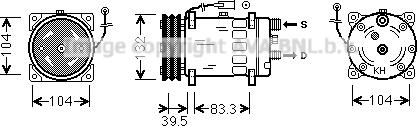 Prasco VLK080 - Compressore, Climatizzatore www.autoricambi360.it