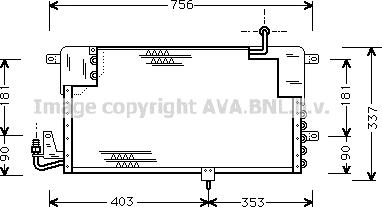 Prasco VN5141 - Condensatore, Climatizzatore www.autoricambi360.it