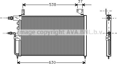 Prasco VN5138 - Condensatore, Climatizzatore www.autoricambi360.it