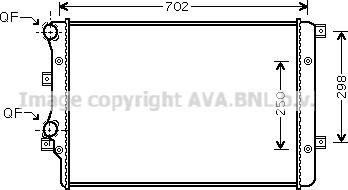 Prasco VN2206 - Radiatore, Raffreddamento motore www.autoricambi360.it