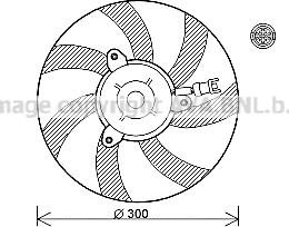 Prasco VN7527 - Ventola, Raffreddamento motore www.autoricambi360.it