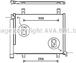 Prasco VNA5327D - Condensatore, Climatizzatore www.autoricambi360.it