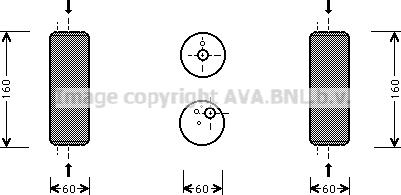 Prasco VND014 - Essiccatore, Climatizzatore www.autoricambi360.it