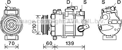 Prasco VNK356 - Compressore, Climatizzatore www.autoricambi360.it