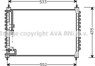 Prasco VO5074 - Condensatore, Climatizzatore www.autoricambi360.it