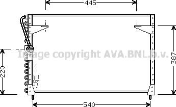 Prasco VO5072 - Condensatore, Climatizzatore www.autoricambi360.it