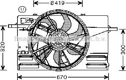 Prasco VO7508 - Ventola, Raffreddamento motore www.autoricambi360.it