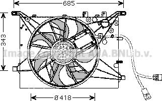Prasco VO7502 - Ventola, Raffreddamento motore www.autoricambi360.it