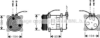 Prasco VOK052 - Compressore, Climatizzatore www.autoricambi360.it