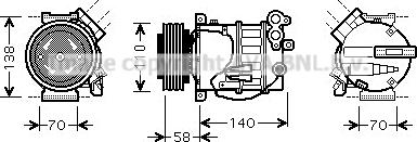 Prasco VOK144 - Compressore, Climatizzatore www.autoricambi360.it