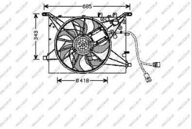 Prasco VV042F001 - Ventola, Raffreddamento motore www.autoricambi360.it