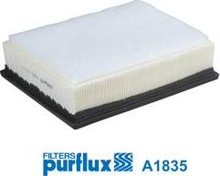 Purflux A1835 - Filtro aria www.autoricambi360.it