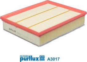 Purflux A3017 - Filtro aria www.autoricambi360.it