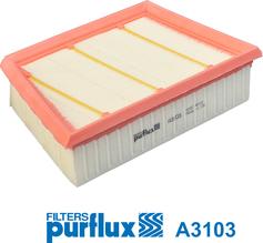 Purflux A3103 - Filtro aria www.autoricambi360.it