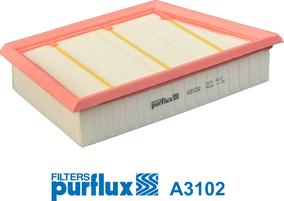 Purflux A3102 - Filtro aria www.autoricambi360.it