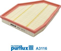 Purflux A3116 - Filtro aria www.autoricambi360.it