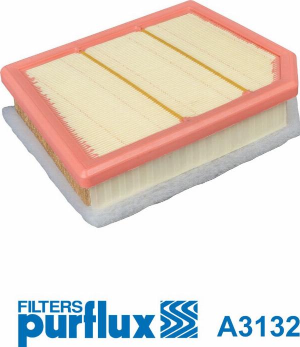 Purflux A3132 - Filtro aria www.autoricambi360.it