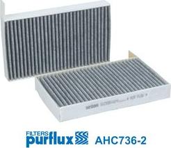 Purflux AHC736-2 - Filtro, Aria abitacolo www.autoricambi360.it