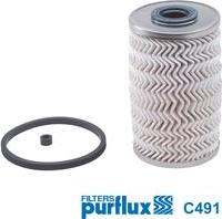 Purflux C491 - Filtro carburante www.autoricambi360.it